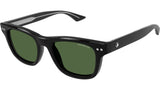 MB0254S 006 Solid Black Green