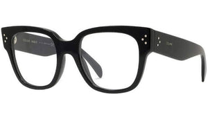 CELINE 3 Dots Black Square Eyeglasses