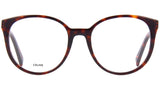 CELINE Thin Havana Cat Eye Eyeglasses