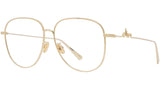 DiorSignatureO AU Gold Pilot Eyeglasses