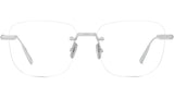 DiorBlackSuitO S3U Palladium Square Eyeglasses