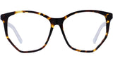 DiorSpiritO BI Havana Geometric Eyeglasses