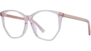 DiorSpiritO BI Pink Geometric Eyeglasses