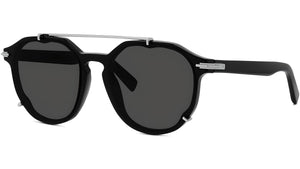 DiorBlackSuit RI Black Pantos Sunglasses