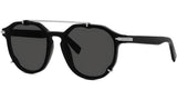 DiorBlackSuit RI Black Pantos Sunglasses