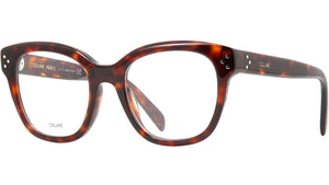 CELINE 3 Dots Havana Square Eyeglasses