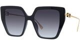 Baguette Black Butterfly Sunglasses