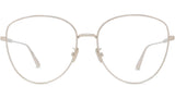 GemDiorO R3U Gold Geometric Eyeglasses