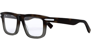 DiorBlackSuitO S7I Havana Square Eyeglasses