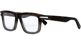 DiorBlackSuitO S7I Havana Square Eyeglasses