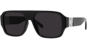 4G Black Square Sunglasses