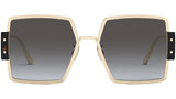 30Montaigne S4U Gold Square Sunglasses