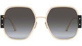 30Montaigne S5U Gold Square Sunglasses