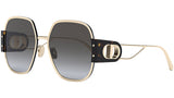 30Montaigne S5U Gold Square Sunglasses