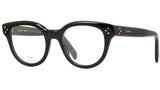 CELINE 3 Dots Black Round Eyeglasses