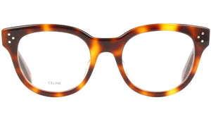 CELINE 3 Dots Havana Round Eyeglasses