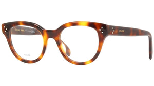 CELINE 3 Dots Havana Round Eyeglasses