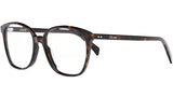 CELINE Thin Dark Havana Geometric Eyeglasses