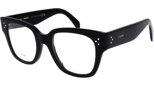 CELINE 3 Dots Black Butterfly Eyeglasses