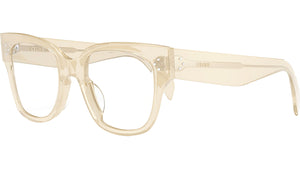 CELINE 3 Dots Champagne Butterfly Eyeglasses