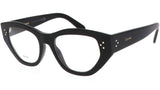 CELINE 3 Dots Black Cat Eye Eyeglasses