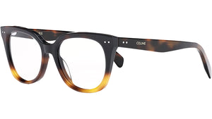 CELINE Thin Havana Butterfly Eyeglasses