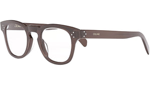 CELINE 3 Dots Taupe Square Eyeglasses