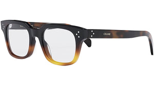 CELINE 3 Dots Black Rectangular Eyeglasses