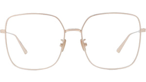 GemDiorO SU Rose Gold Geometric Eyeglasses