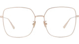 GemDiorO SU Rose Gold Geometric Eyeglasses