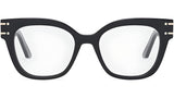 DiorSignatureO B2I Black Geometric Eyeglasses