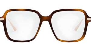 GemDiorO S5I Havana Geometric Eyeglasses