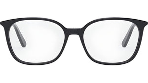 Mini CD O S4I Black Geometric Eyeglasses