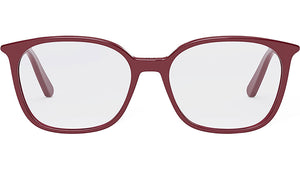 Mini CD O S4I Red Geometric Eyeglasses