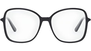 Mini CD O B2I Matt Black Butterfly Eyeglasses