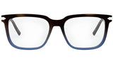 DiorBlackSuitO 12I Tortoise Faded Geometric Eyeglasses