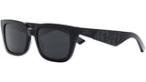 DiorB27 S2I Black Geometric Sunglasses