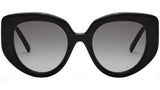 Curvy Black Butterfly Sunglasses