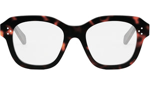 CELINE 3 Dots Dark Havana Geometric Eyeglasses