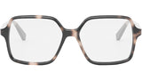 CELINE Thin Rose Havana Geometric Eyeglasses