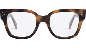 CELINE 3 Dots Havana Square Eyeglasses