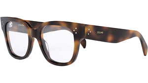 CELINE 3 Dots Havana Square Eyeglasses