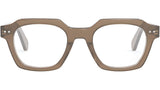 CELINE Thin Brown Geometric Eyeglasses