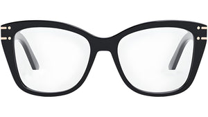 DiorSignatureO B3I Black Geometric Eyeglasses