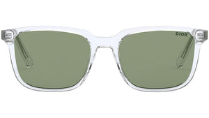 InDior S1I Crystal Green Geometric Sunglasses