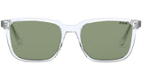 InDior S1I Crystal Green Geometric Sunglasses