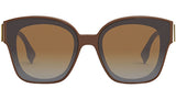 Fendi First Brown Square Sunglasses