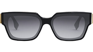 Fendi First Black Rectangular Sunglasses