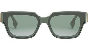 Fendi First Green Rectangular Sunglasses