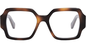 Triomphe Classic Havana Square Eyeglasses